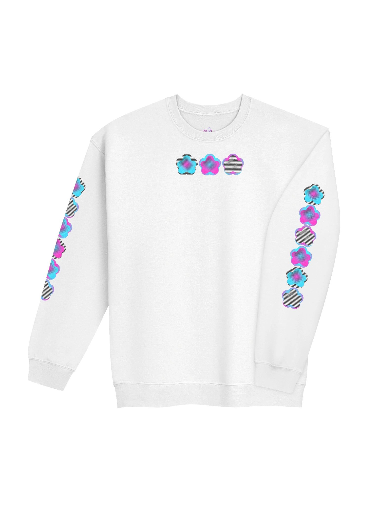 bunny flower trippy pullover product image (4)