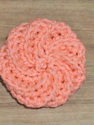 Spiral scrubbie crochet pattern product image (1)