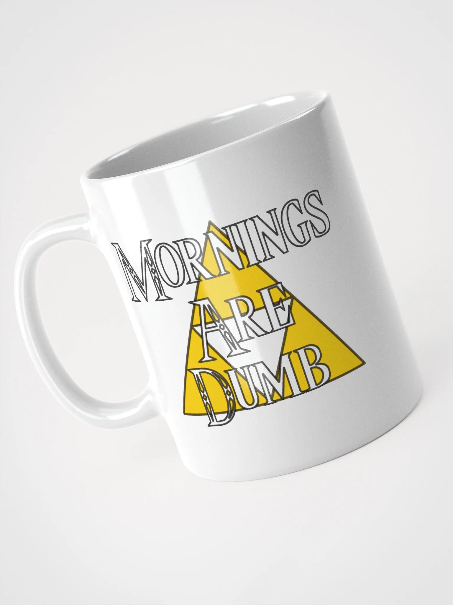 Triforce Dumb/Logo Mug White product image (4)