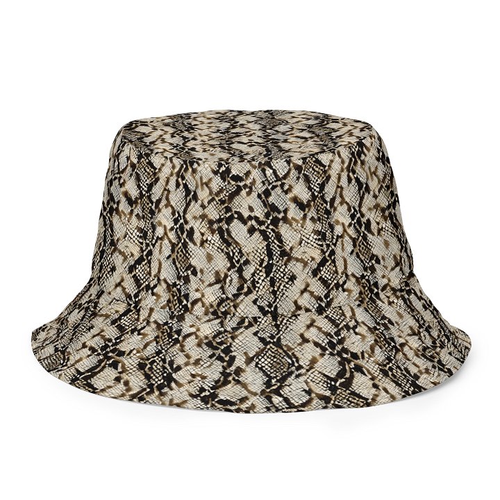 Beige Snake Pattern Hat product image (1)