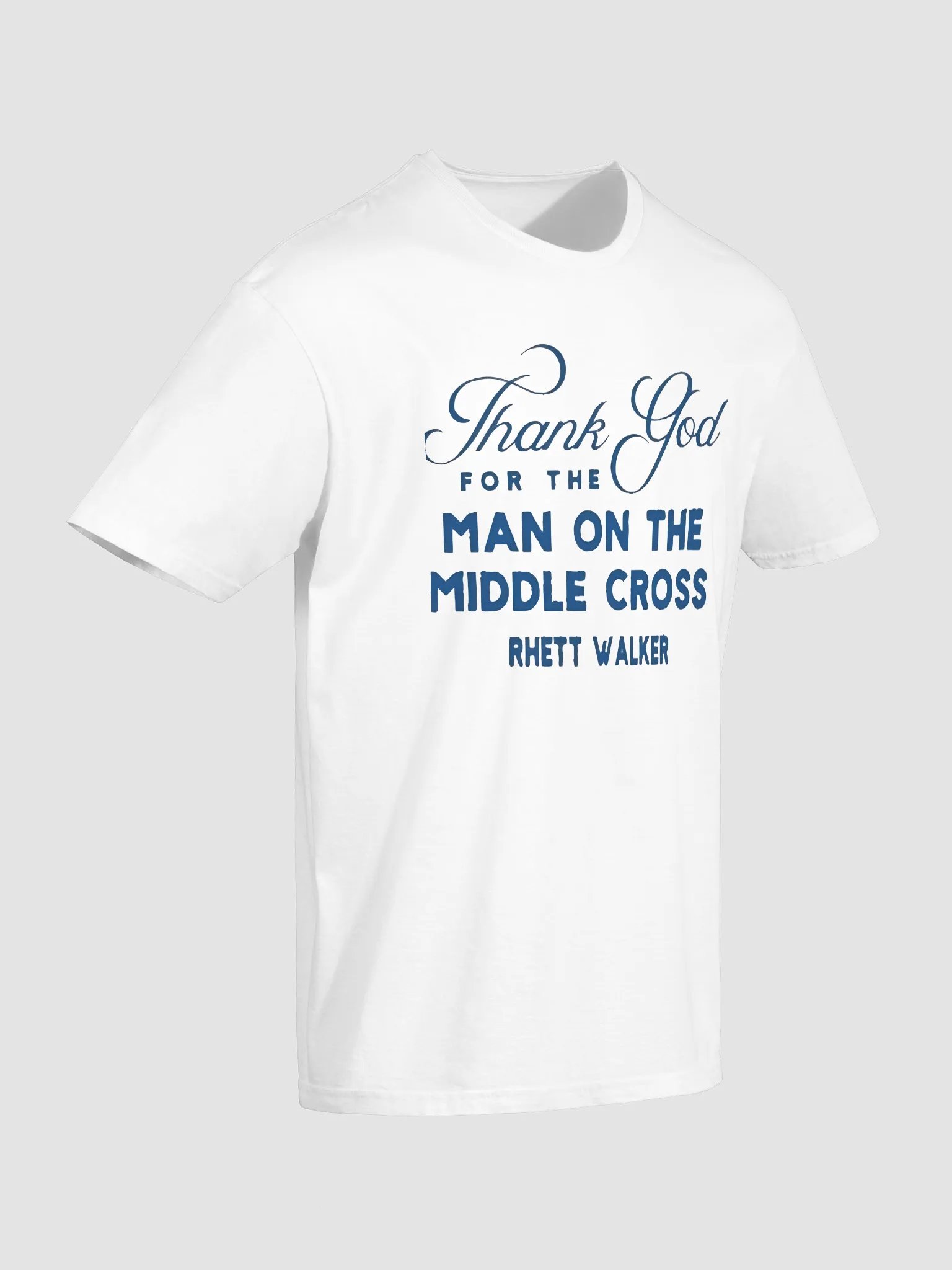 Thank God For The Man On The Middle Cross Rose Shirt product image (4)