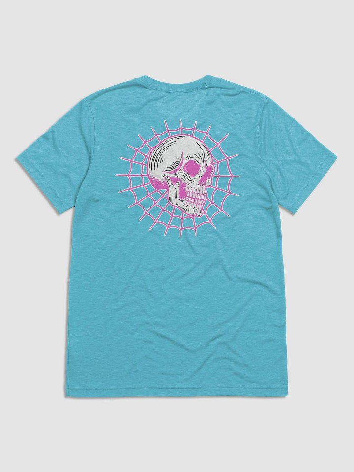 Spider web Skull Pink TShirt product image (2)