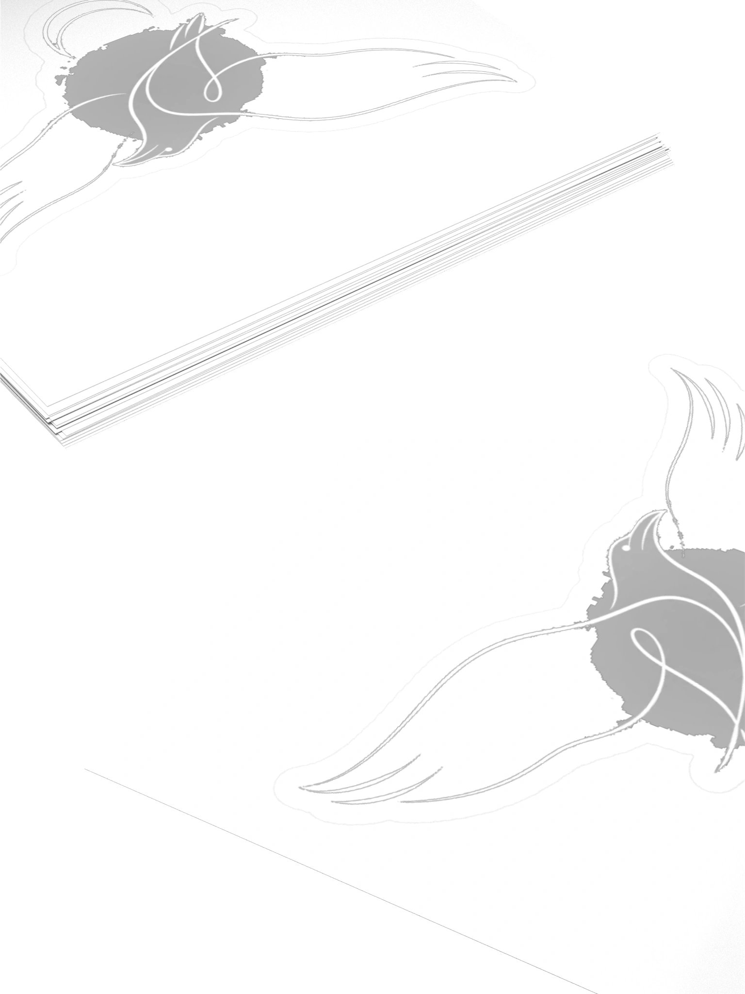 Minimal Raven Sticker product image (14)