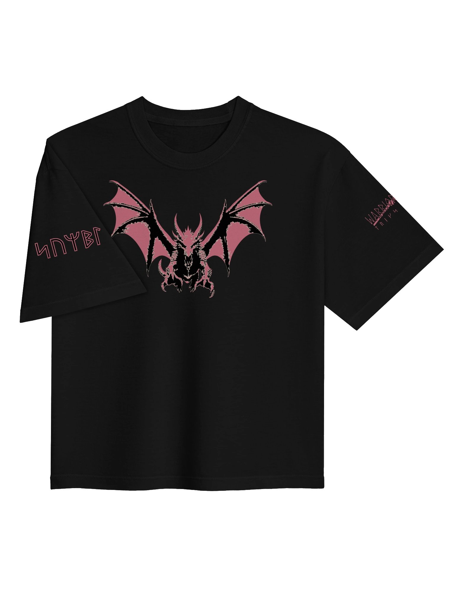 Sumbel Series - Salmon on Black - The Dragon - Women's Boxy Tee product image (4)