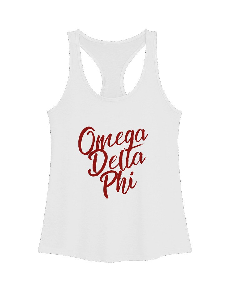 Omega Delta Phi Racerback Tank Top product image (1)