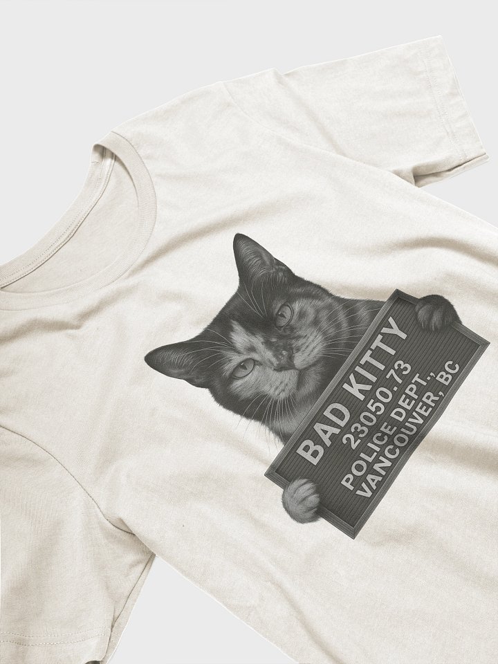 "BAD KITTY" / T-SHIRT WITH PERSONALIZED NAME product image (1)