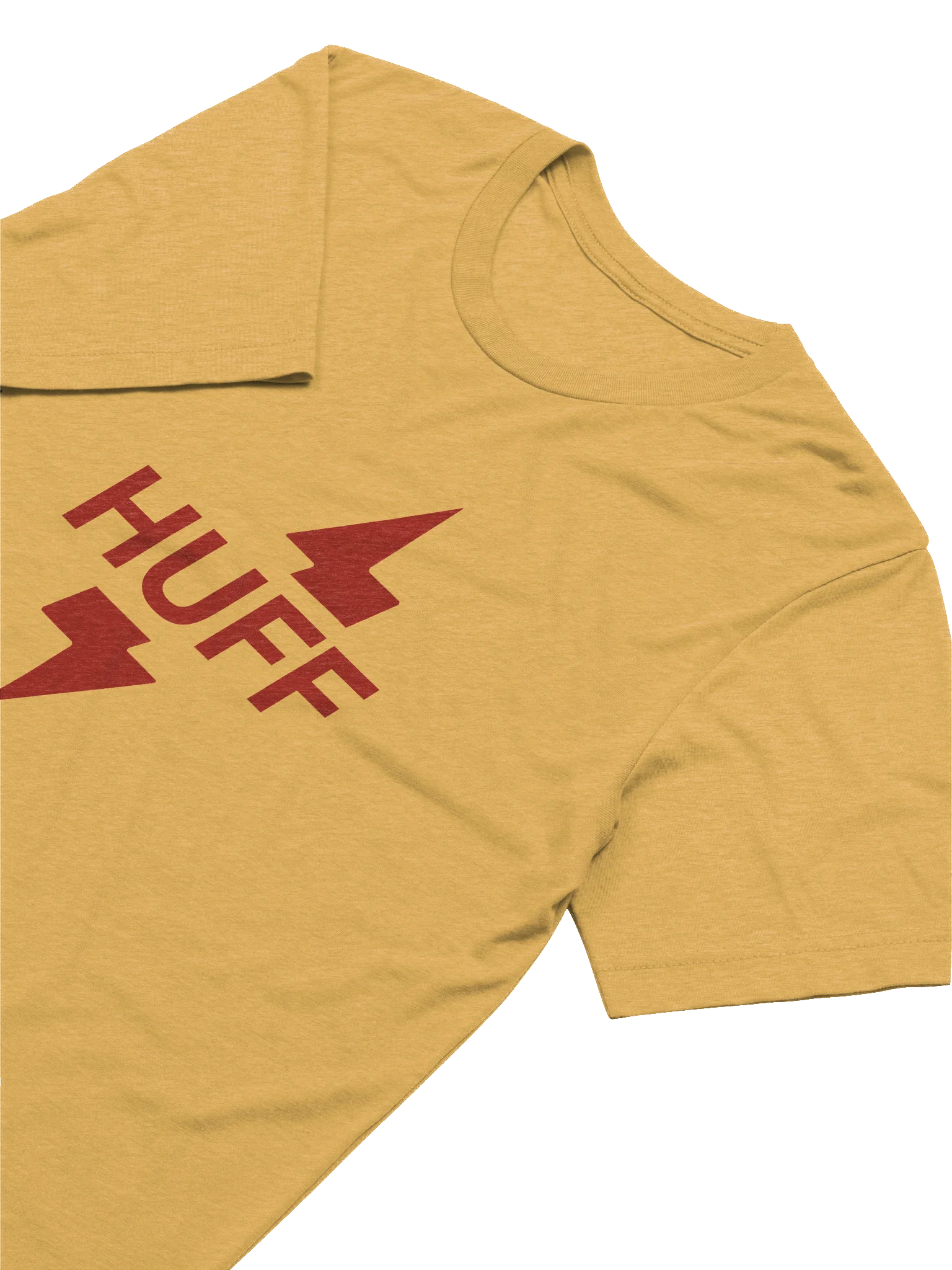 Huff Bolt Short Sleeve T-Shirt Yellow (Large Logo) product image (6)