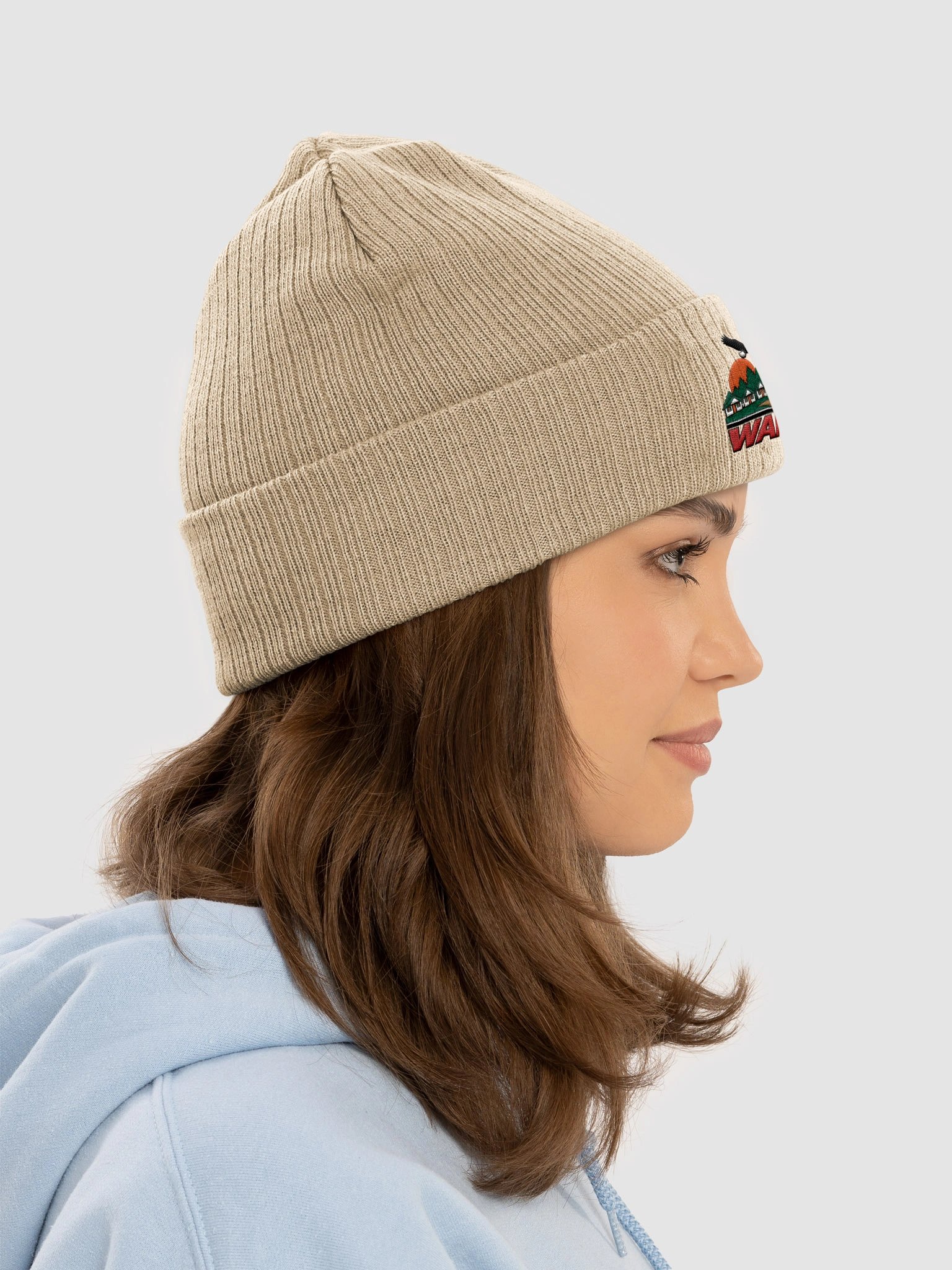 Warrior Regular Beanie (Beige) product image (8)