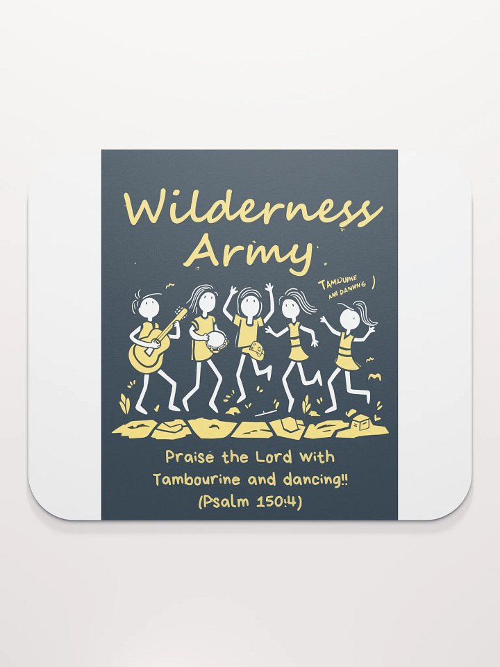 Wilderness Army Tambourine Dance Mouse Pad product image (2)