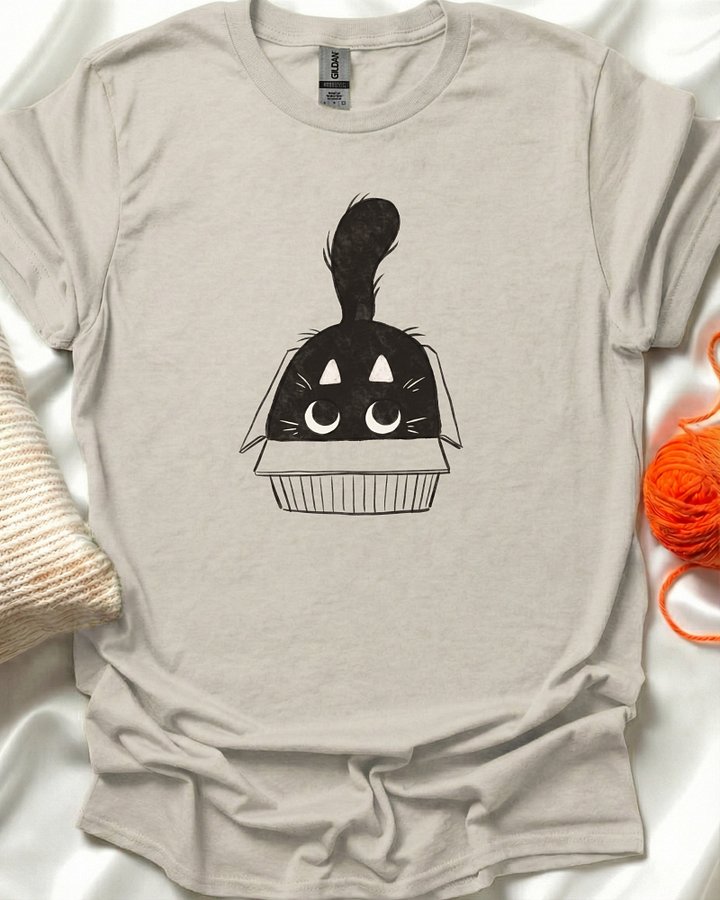 Cat In Box T-Shirt product image (1)