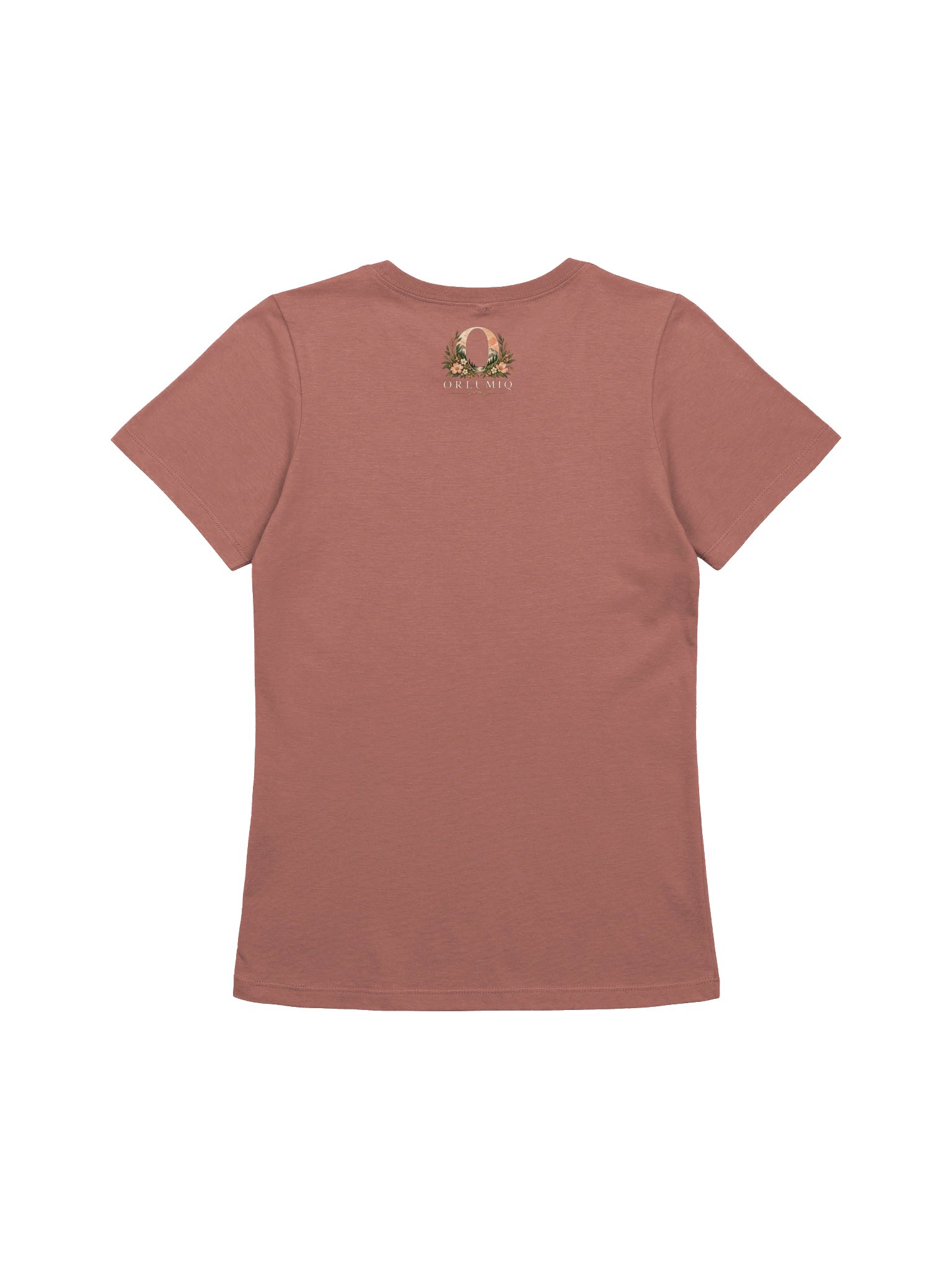 ORLUMIQ Wander Adventure T-Shirt | Women's Mountain Lake Graphic Tee – Mauve product image (3)