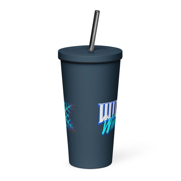 WICKED WINTERS “ELECTRIFIED BY ICE” TUMBLER WITH STRAW product image (2)