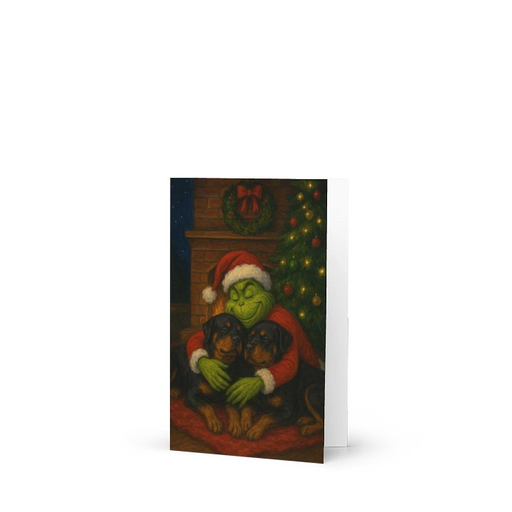 Grinch who stole the Rottweilers Greeting Card product image (1)