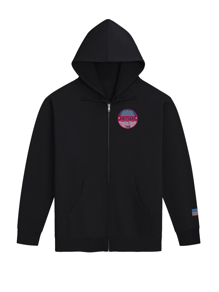 Death Spread Zipper Hoodie - Semiquincentennial Edition product image (1)