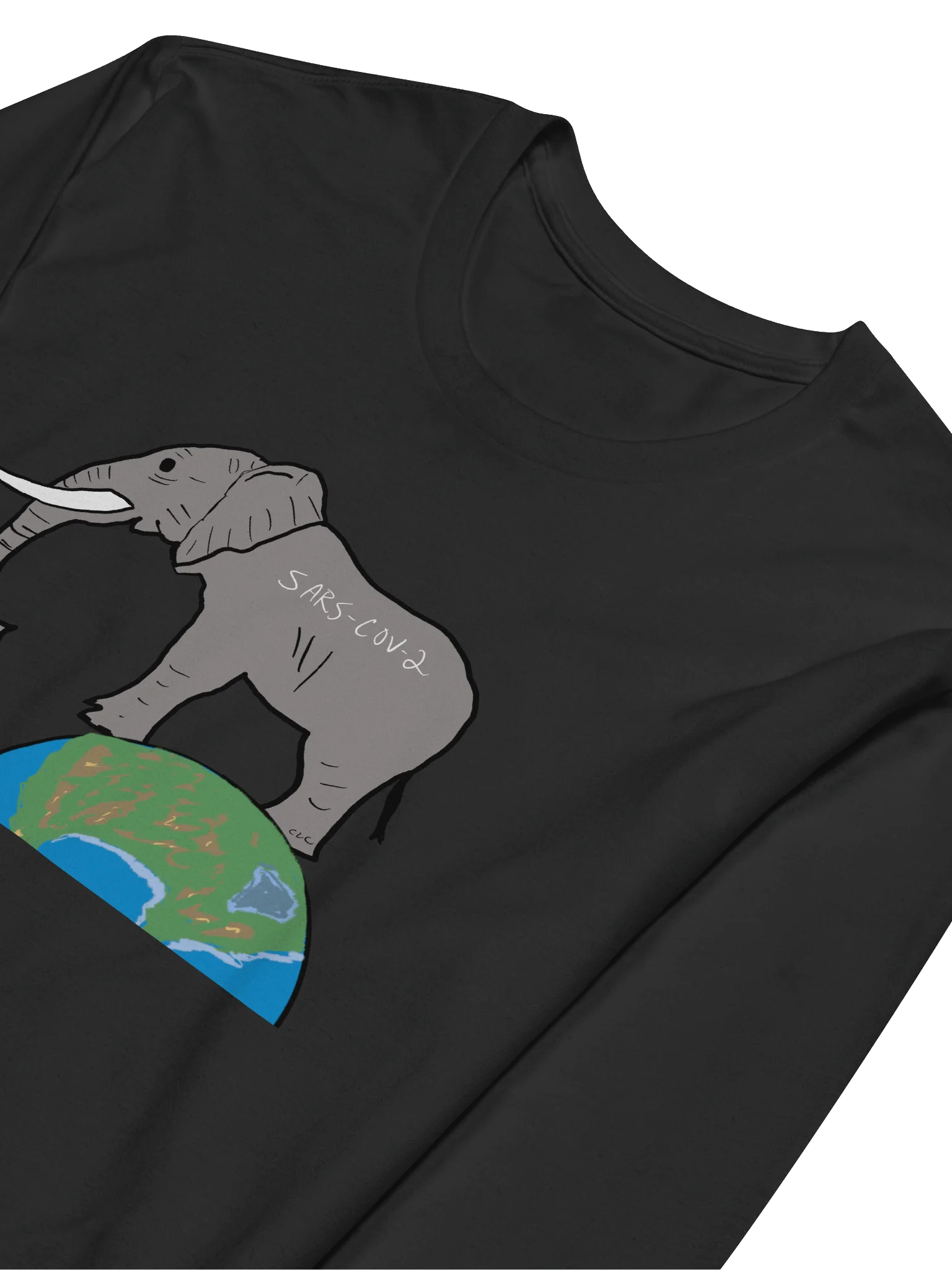 Elephant In The Room long sleeve tee (covid) product image (3)