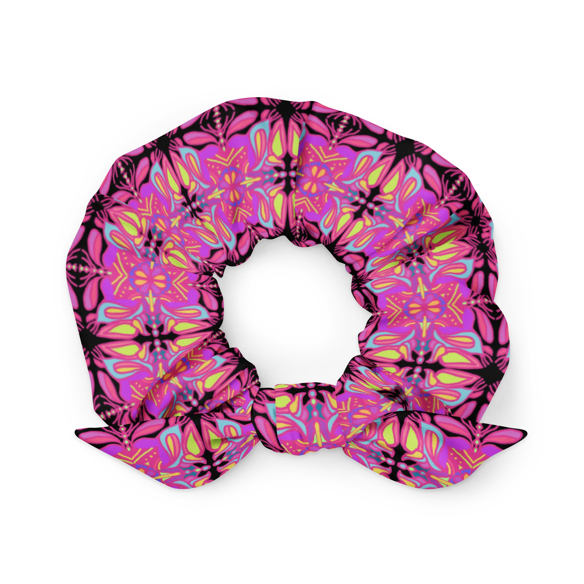 Mellow Magenta Hair Scrunchie (Black) product image (1)