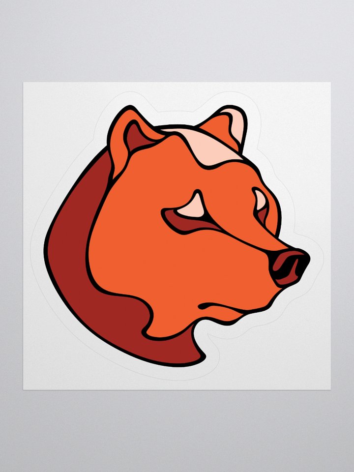 Gentle Bear - Small/Medium Kiss Cut Sticker product image (1)