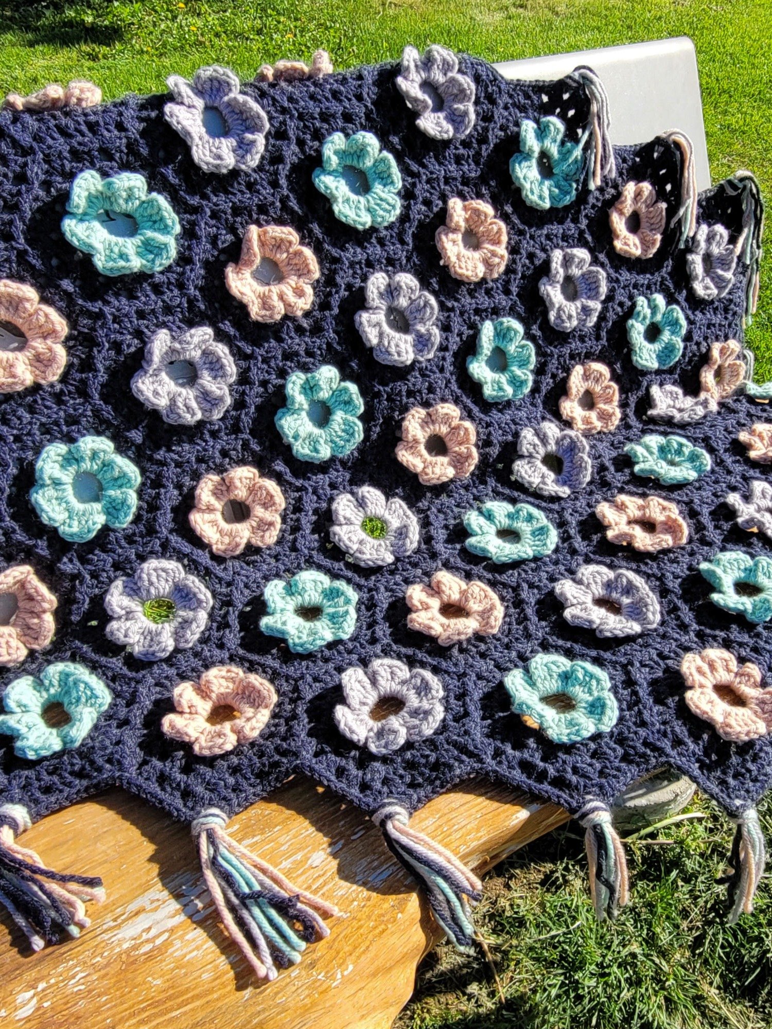Moonlit Petals Blanket Crochet Pattern product image (9)