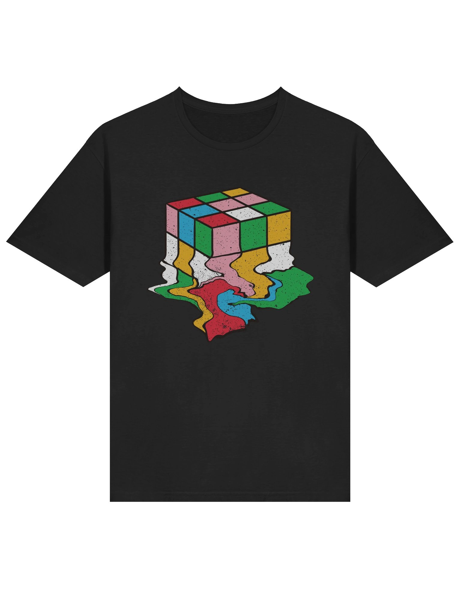 Melting Cube Drip T-Shirt product image (32)