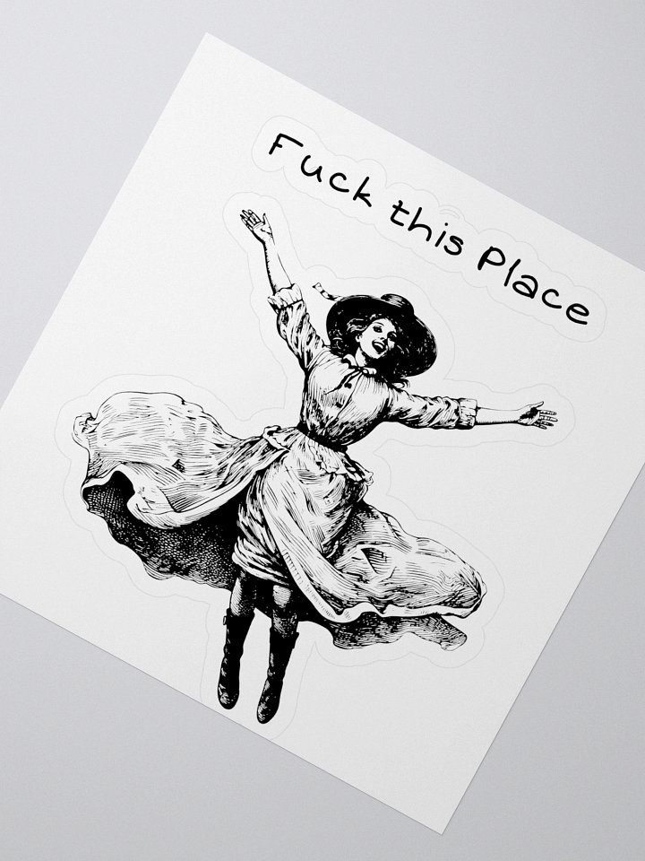 F**k this place sticker product image (2)