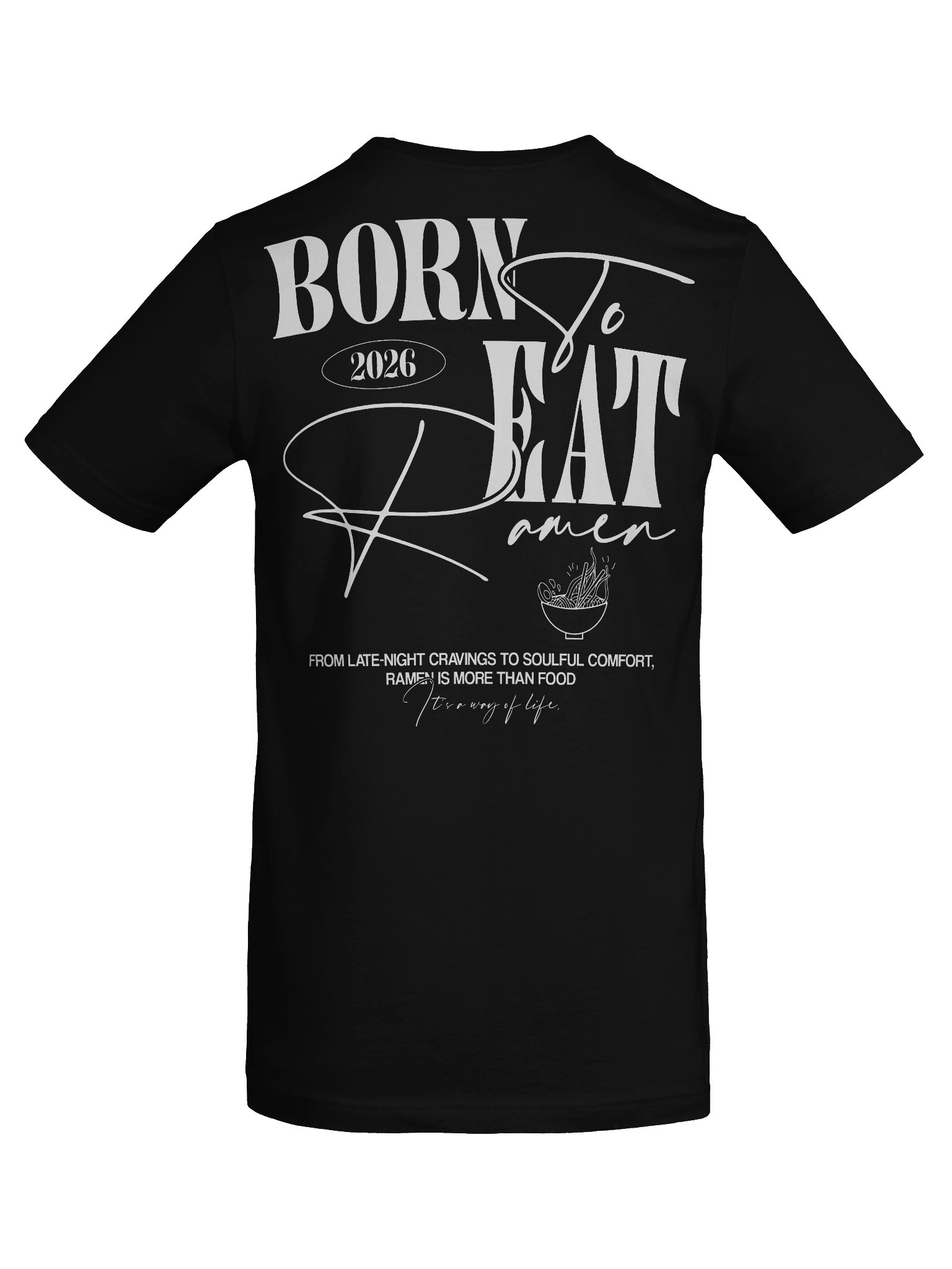 Typography Comfort T-Shirt Dark product image (8)