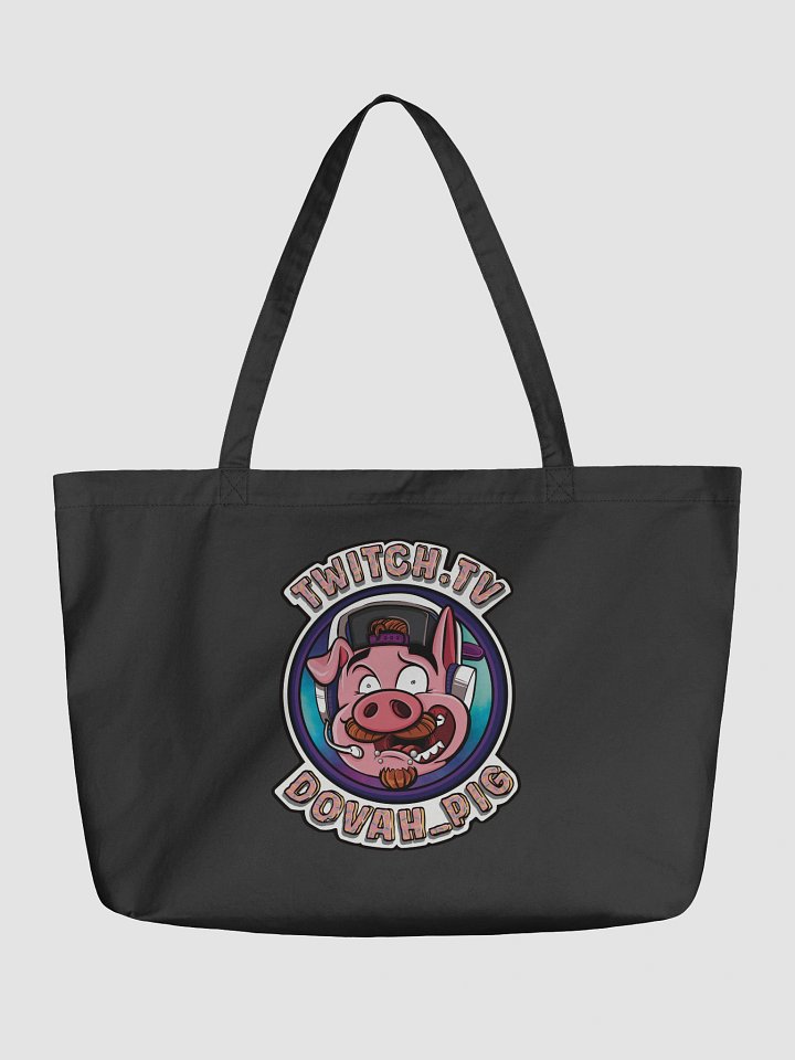 Dovah_Pig Logo Tote Bag with Tail product image (1)