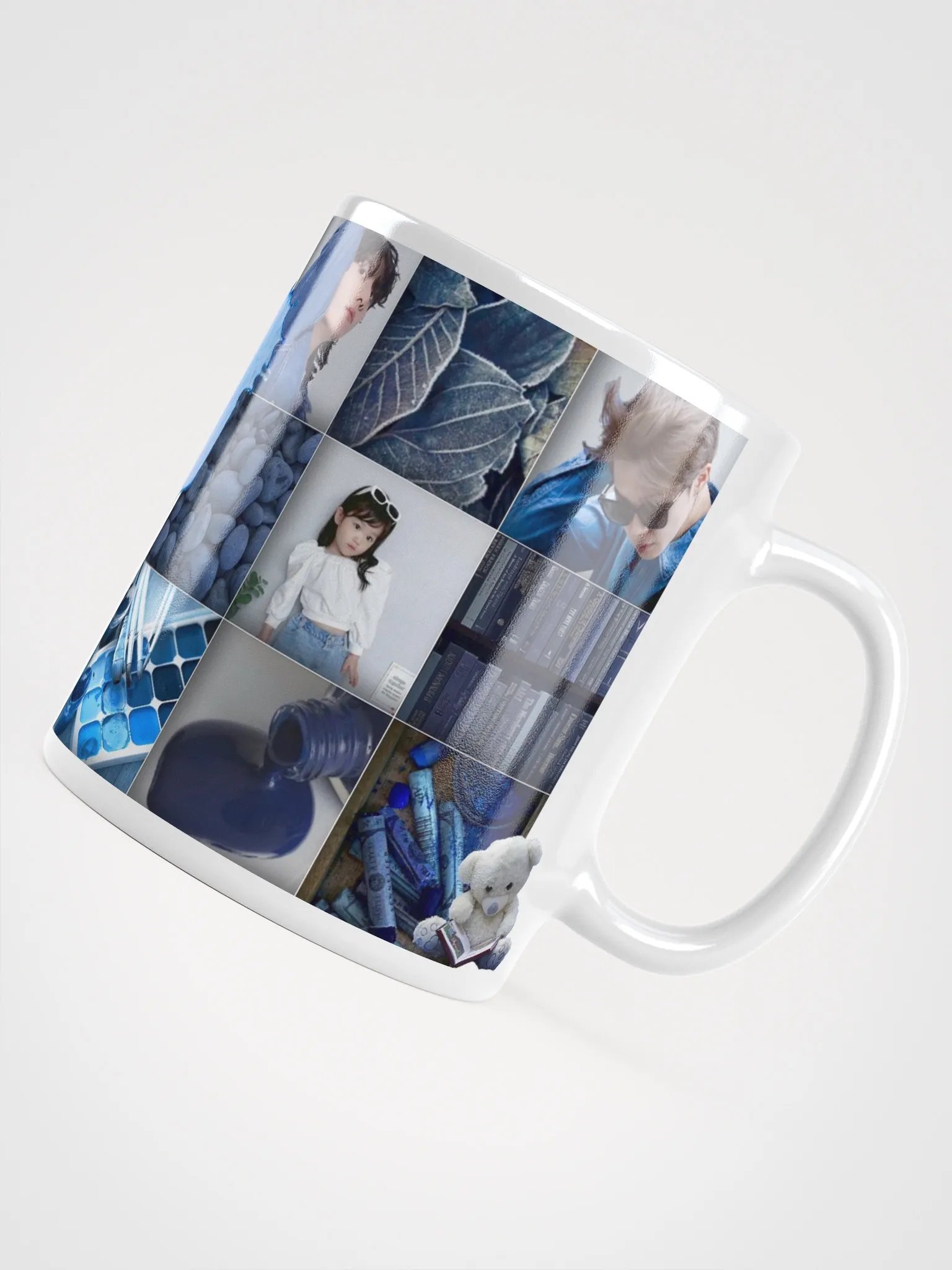 Jade Blue Jeans Collage Mug product image (5)