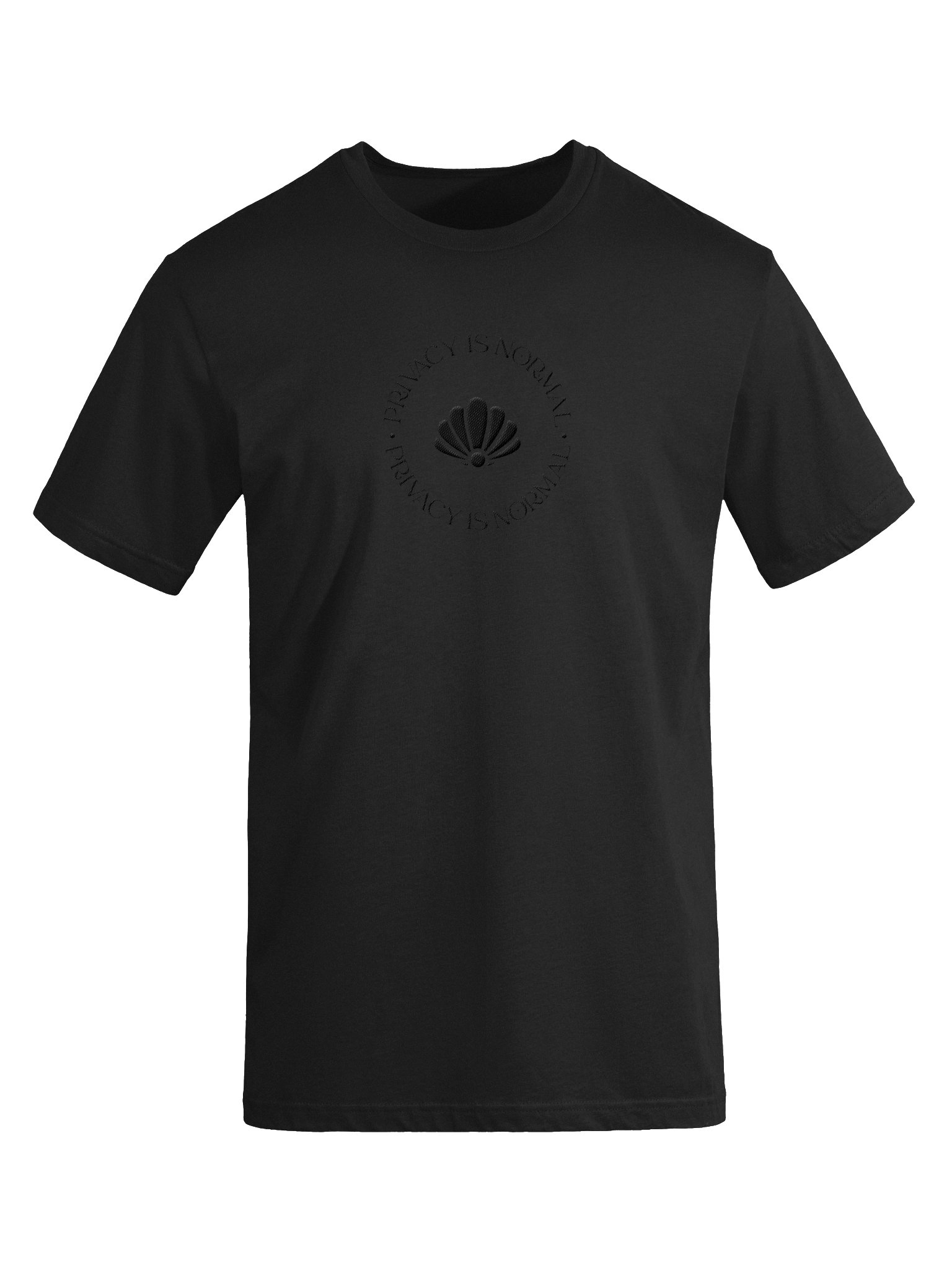 Privacy Is Normal Supersoft Tee Embroidery. product image (5)