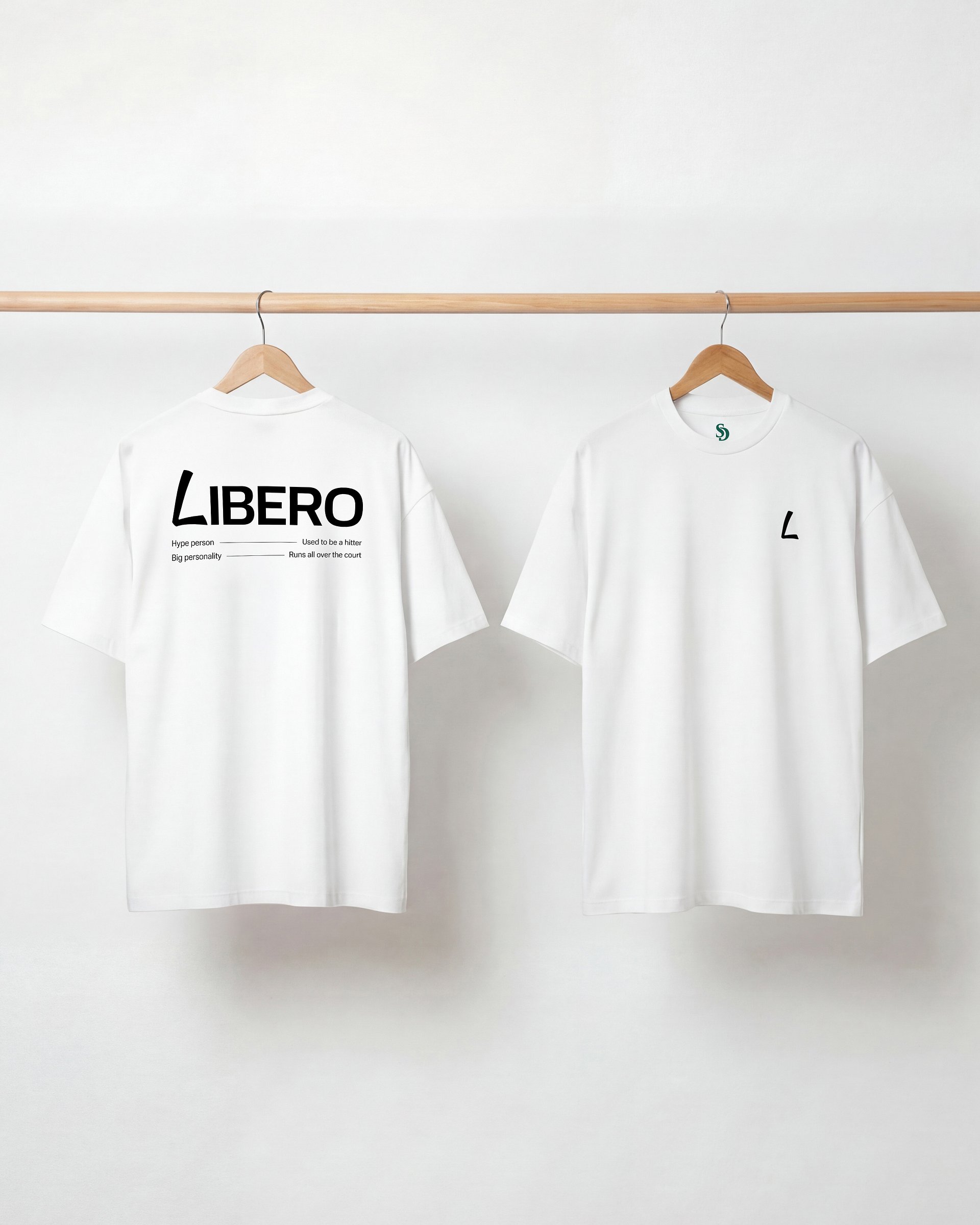 Libero Oversize Tee — White product image (6)