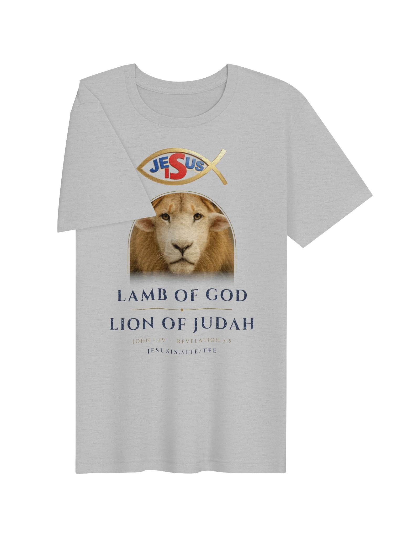 Lamb of God, Lion of Judah | Classic Tee (Light) product image (3)