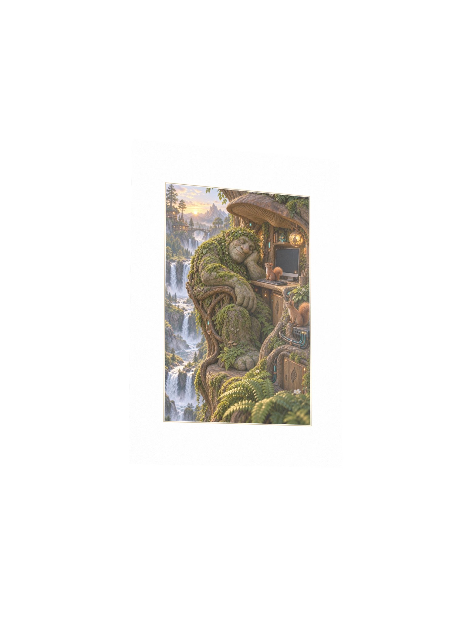 Sleep Mode Small Art Print product image (3)