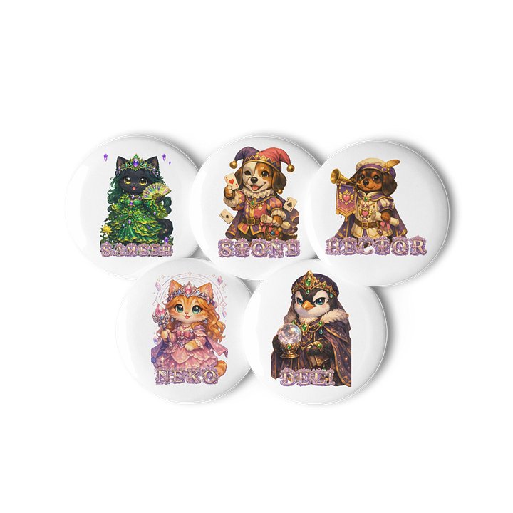 Kingdom Main Court Pin Button Set product image (2)