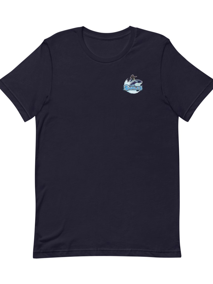 Whale Ridding Left Chest Tee product image (1)