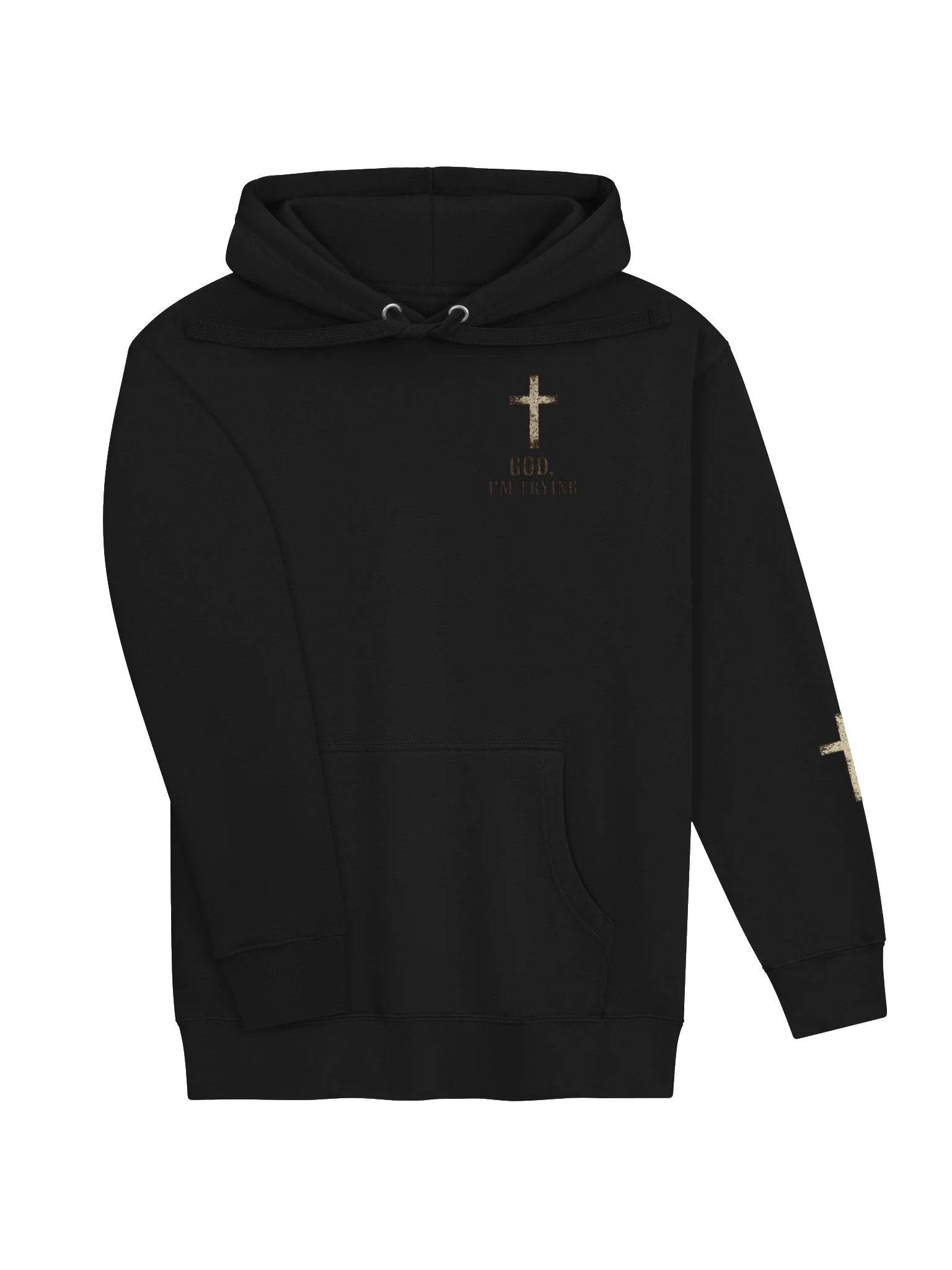God, I'm Trying Premium Hoodie product image (21)