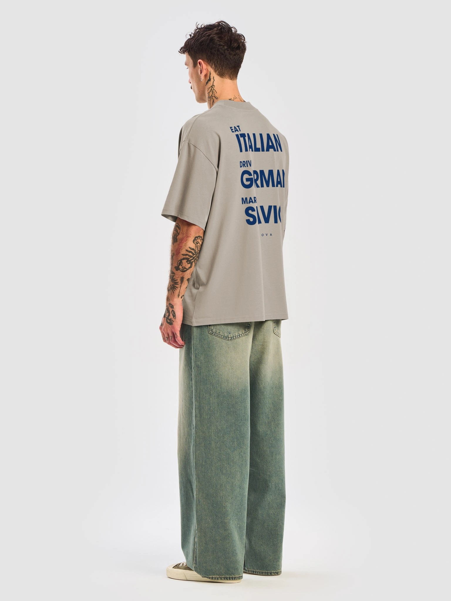 Eat Italian, Drive German, Marry Slavic — Oversized Tee product image (15)
