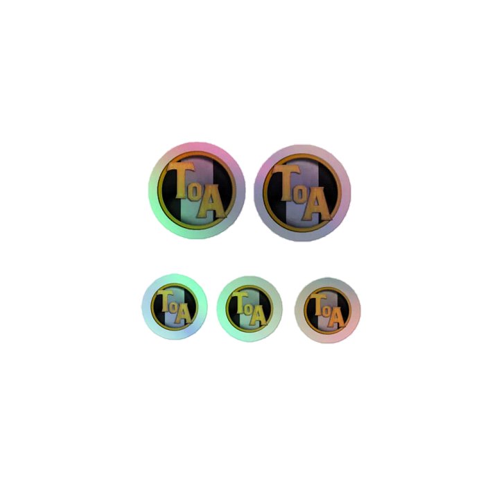 Tournament of Ages - Small Logo - Holo Sticker Sheet product image (1)