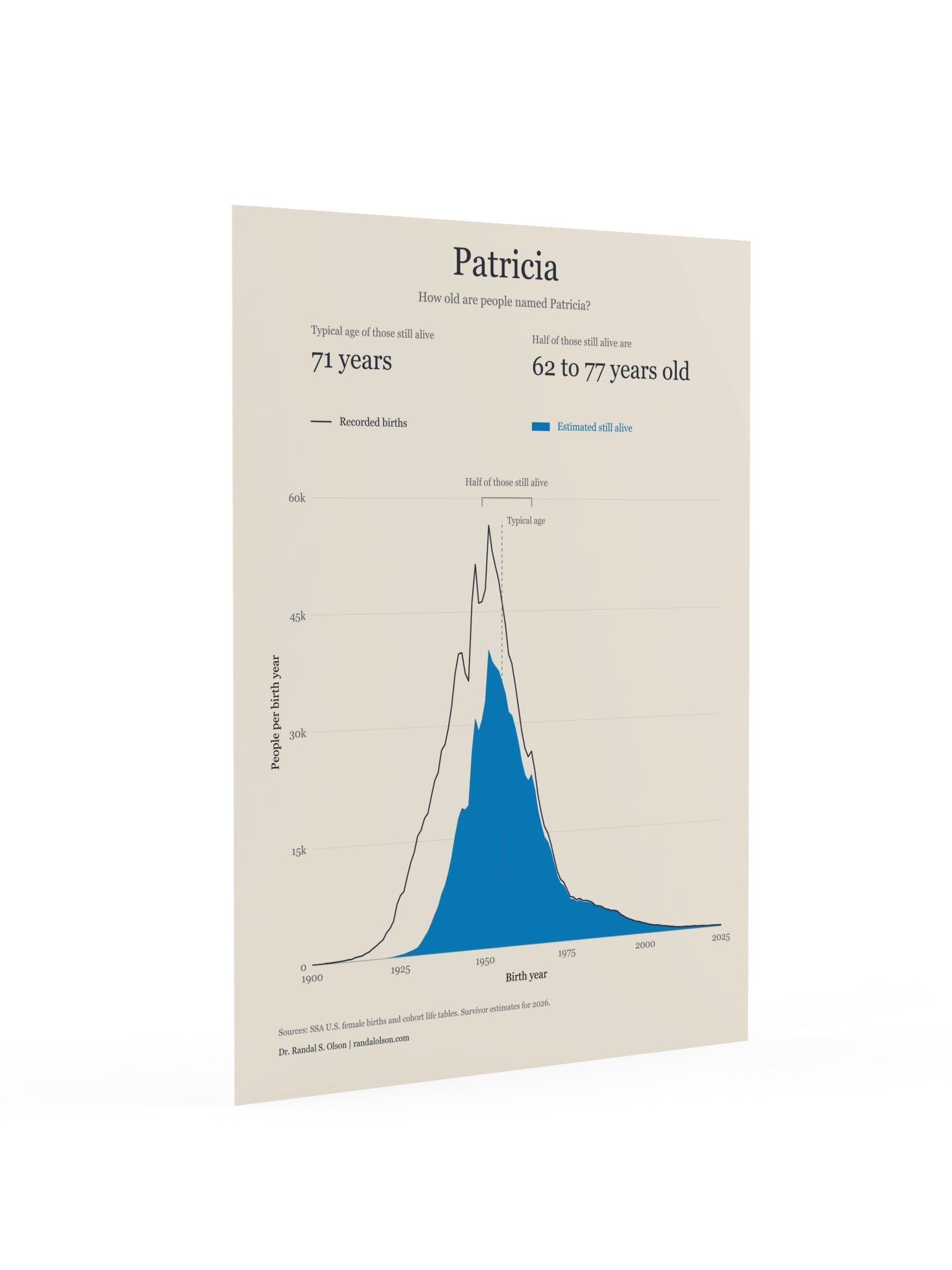 Patricia: the living generations | 12 x 16-inch matte poster product image (2)