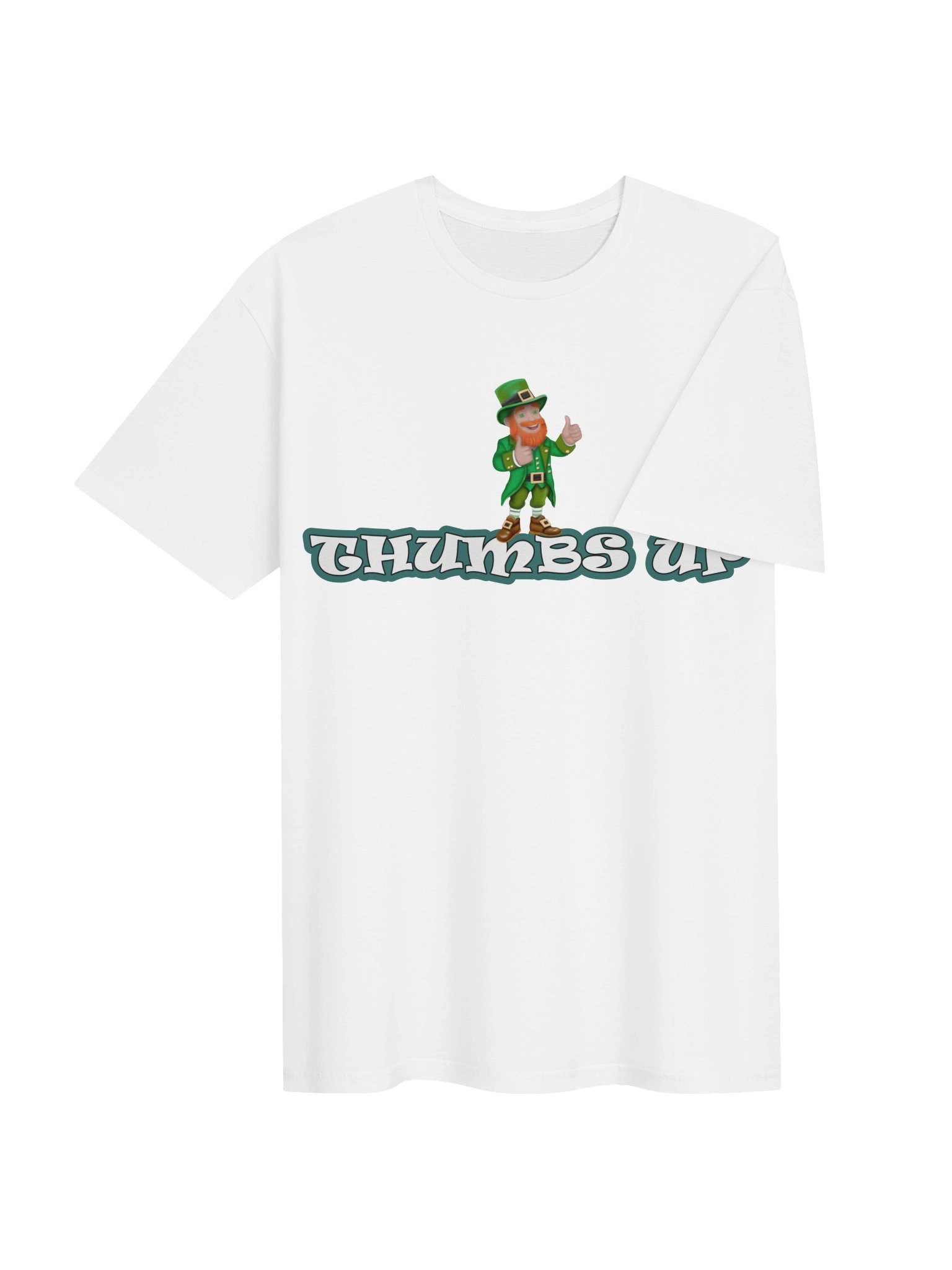 Leprechaun "THUMBS UP" T-Shirt. Unisex Gildan Softstyle T-Shirt product image (3)