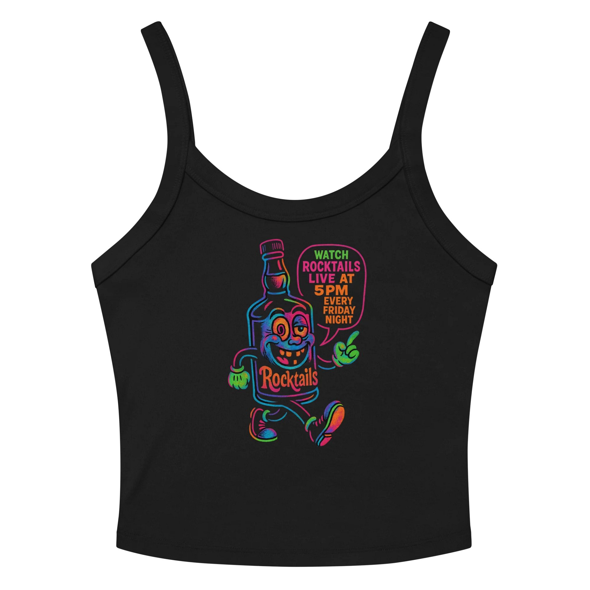 Mr. Bottle "black light" Ladies Tank product image (1)