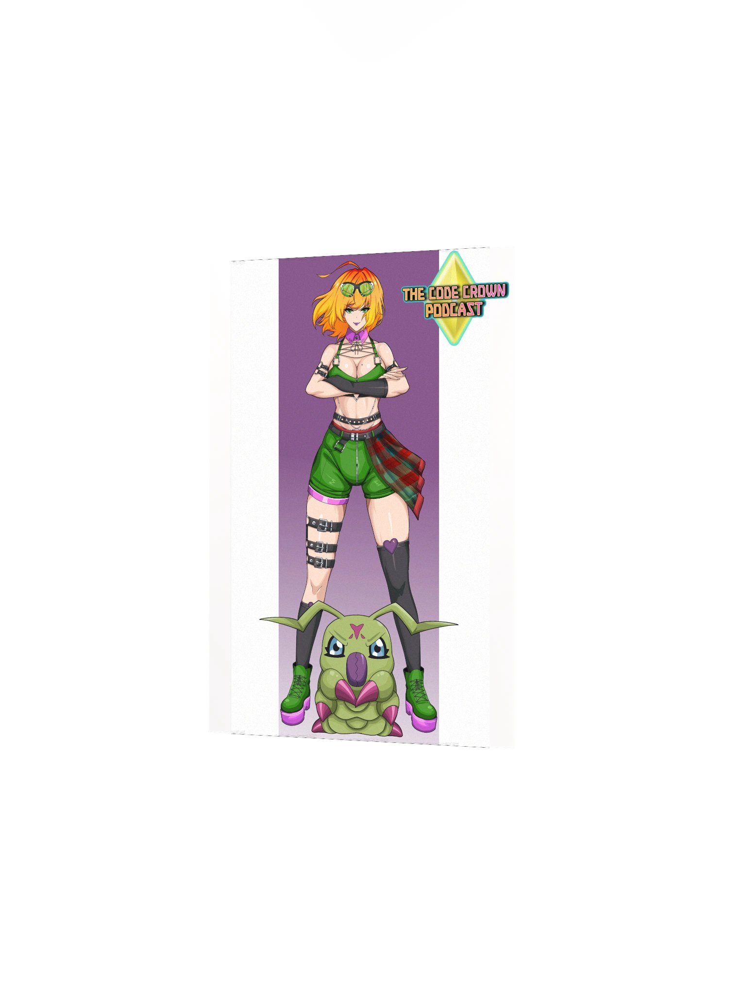 AJ and Wormmon w/ Logo Print product image (3)