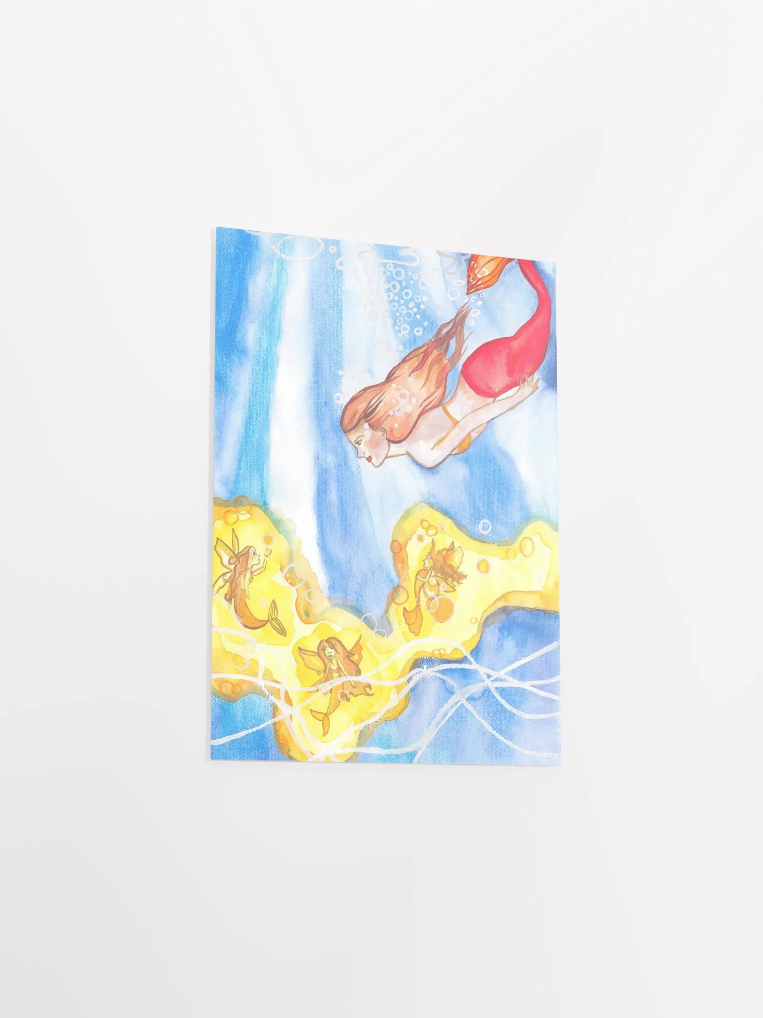 Mermaid Illumination Art Print product image (3)