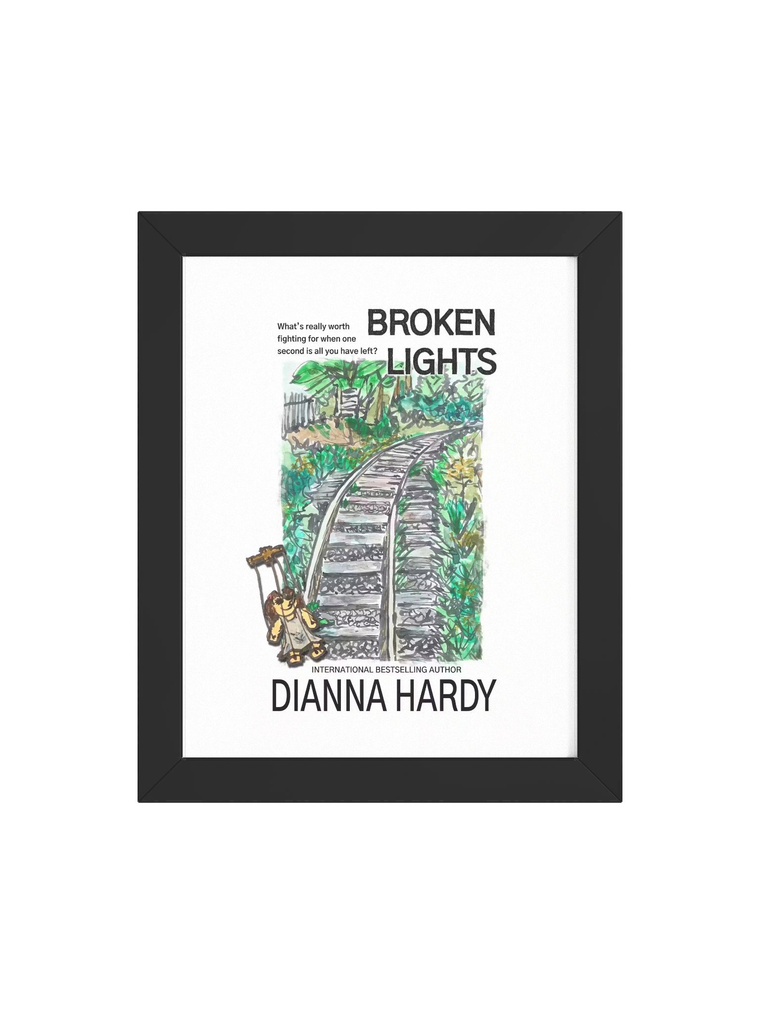 Broken Lights Framed Cover Print (Illustrated Edition) product image (4)