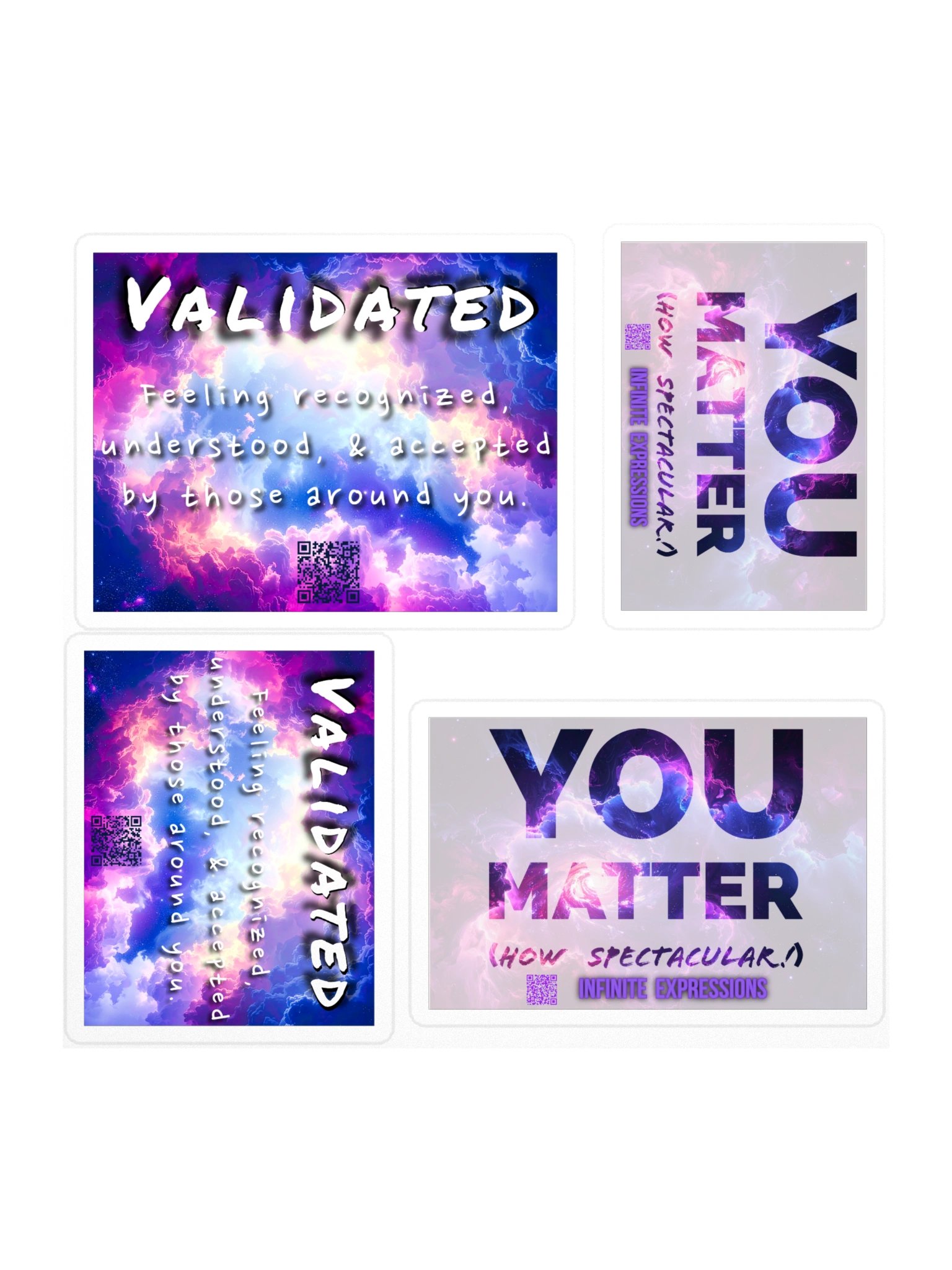 Validated & You Matter Sticker Pack product image (1)