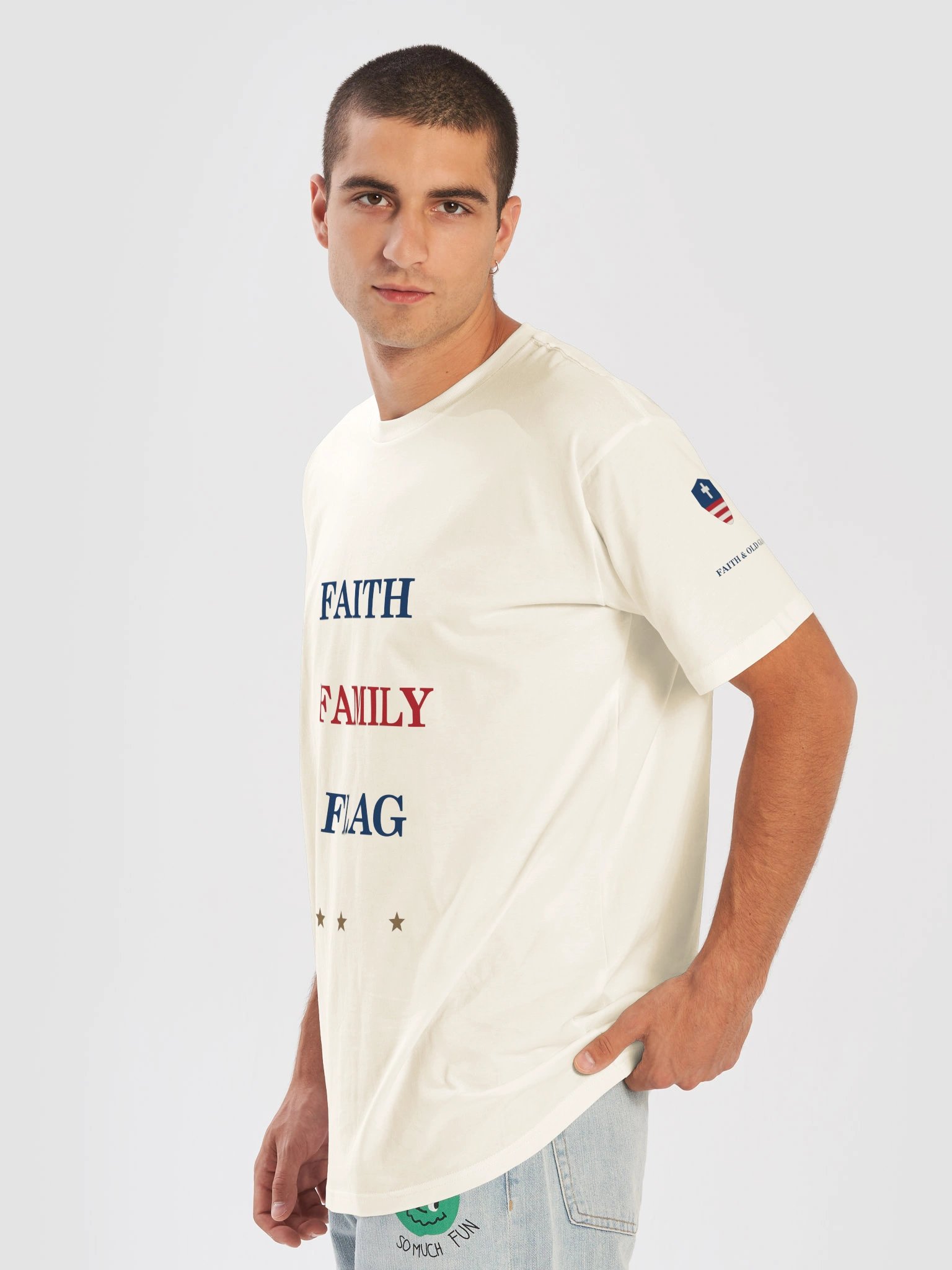 Faith Family Flag Tee product image (6)