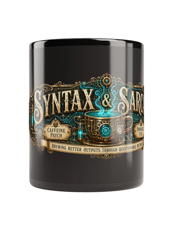 Syntax & Sarcasm Caffeine Patch Coffee Mug product image (3)