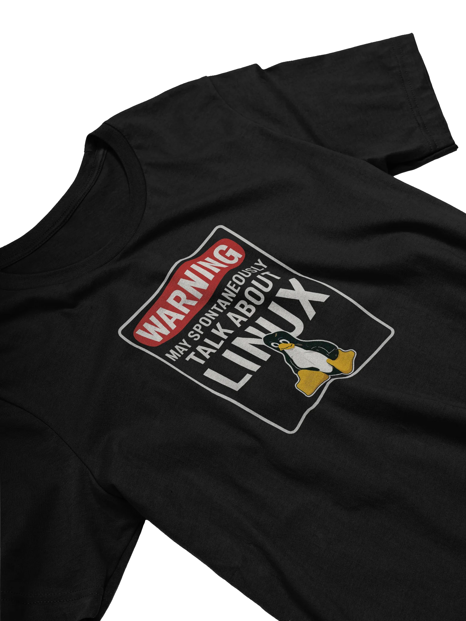 "May Spontaneously Talk About Linux" T-Shirt product image (2)