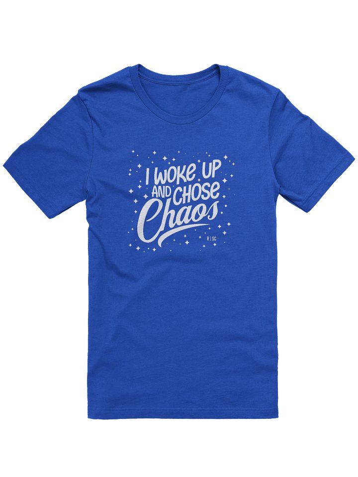 Woke Up and Chose Chaos T-Shirt (White) product image (1)