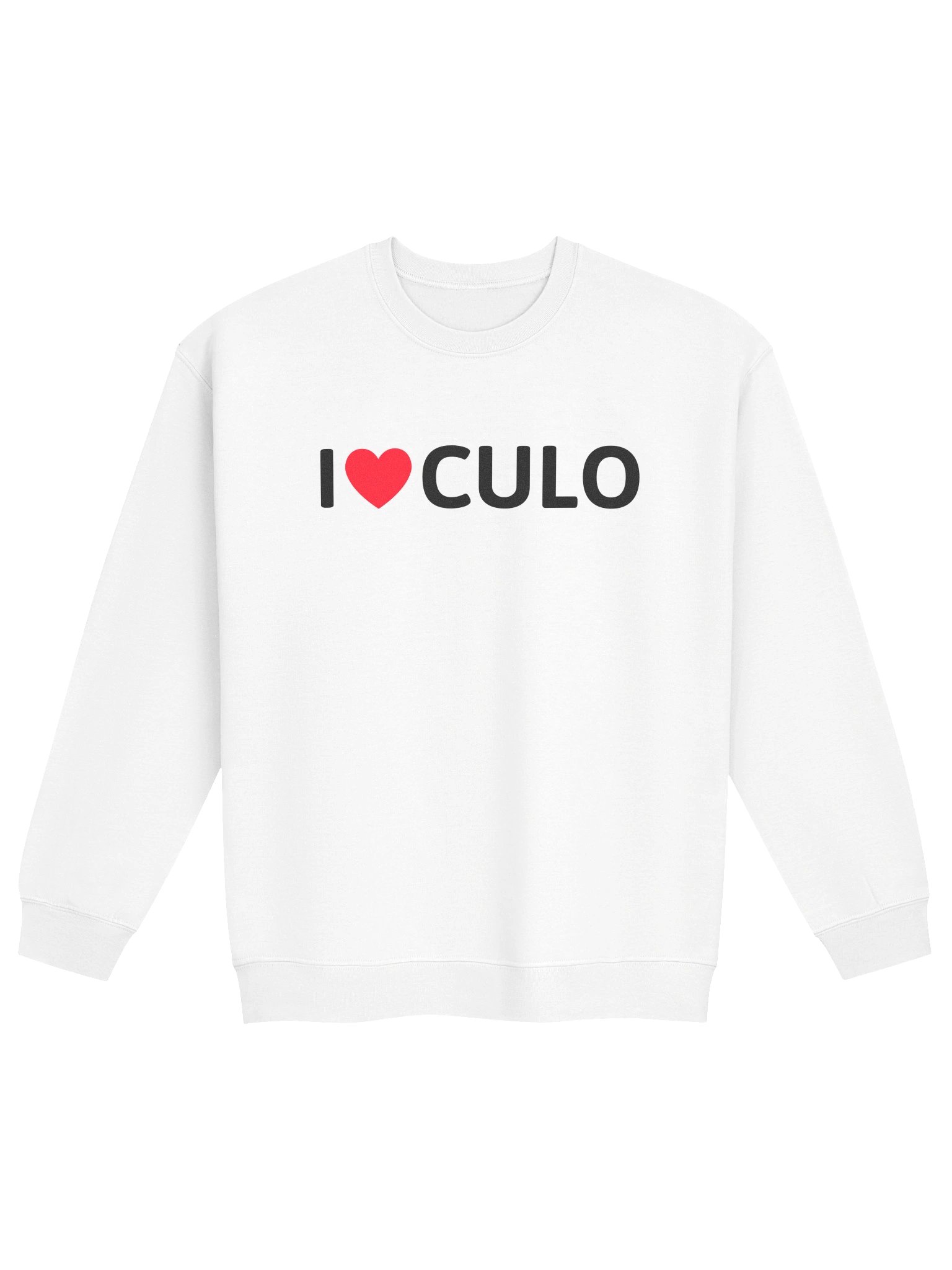 I ♥️ CULO crewneck white product image (1)