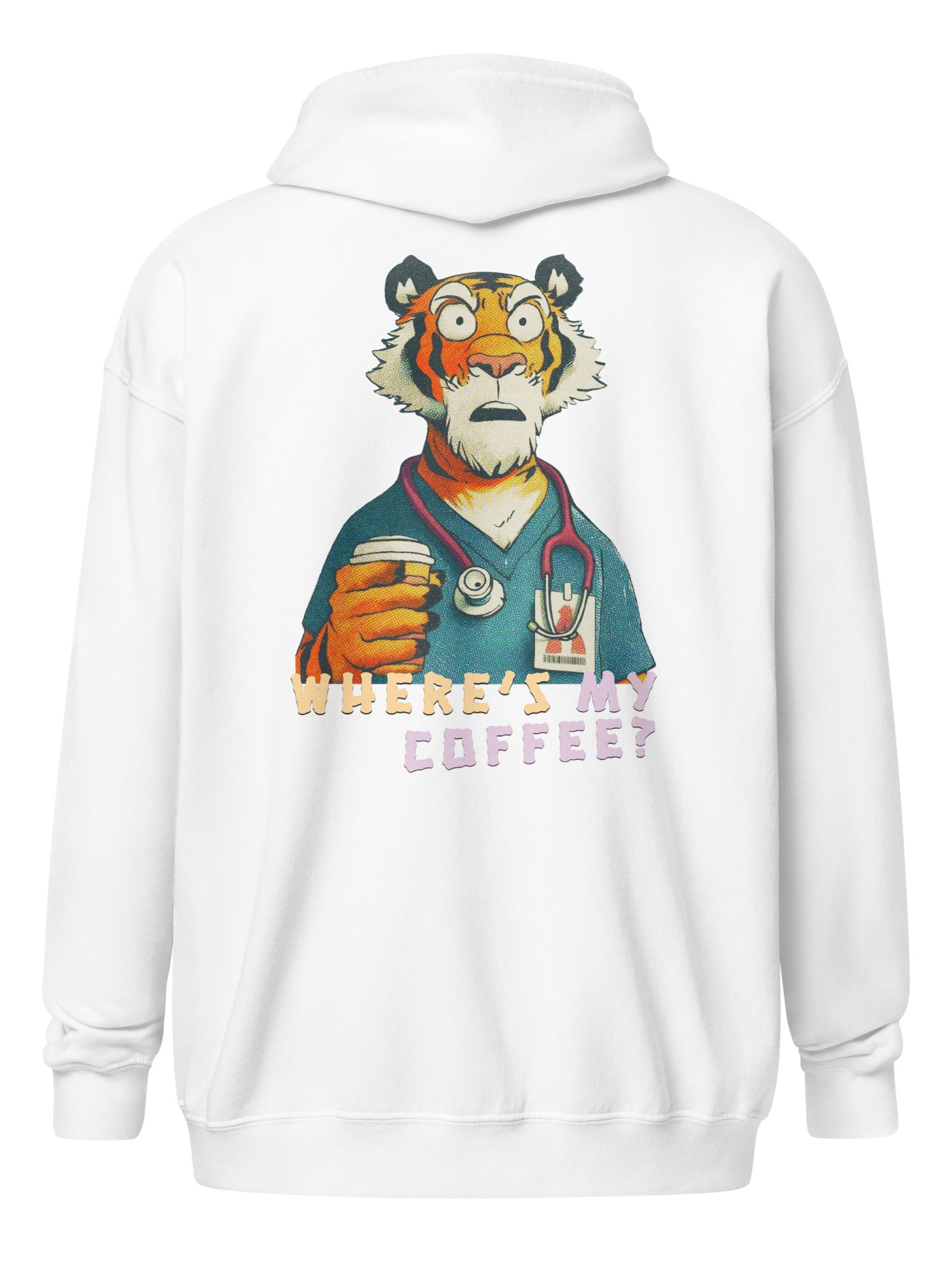 Nurse Coffee Zip Hoodie for Nursing Students product image (6)