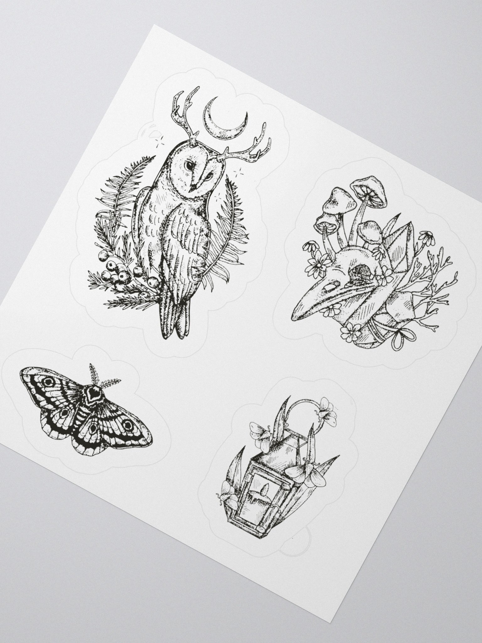 “Forest Familiar” – Sticker Sheet product image (5)